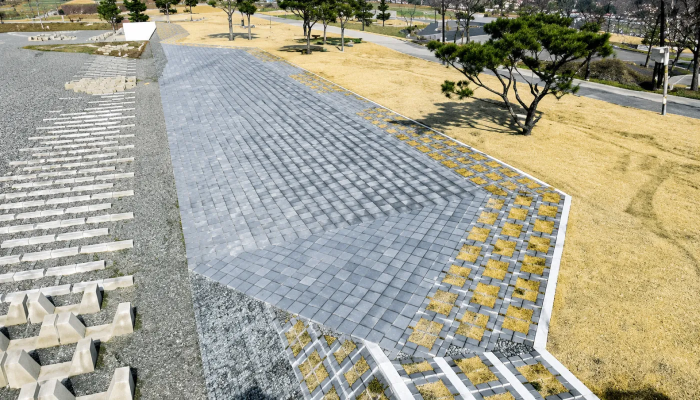 重信川流路工工事画像